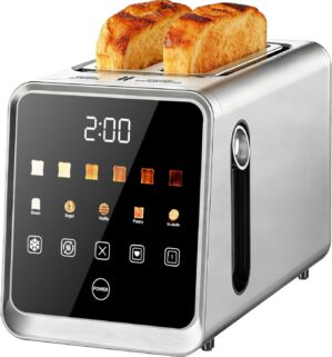 Touch Screen Toaster 2 Slice, Stain...