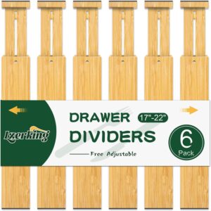 Lzerking Kitchen Drawer Dividers 6 ...