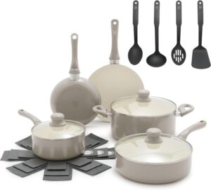 GreenLife 16-Piece Nonstick Cookwar...