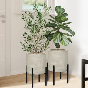 ARNIS Modern Plant Pots, Set of 2 L...