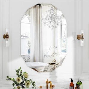 Krymnar 30×22 Inch Beveled Ova...