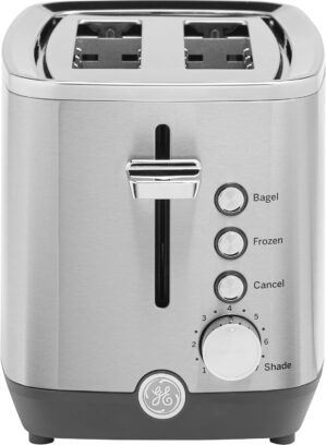 GE 2 Slice Stainless Steel Toaster,...