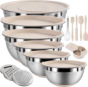 Mixing Bowls with Airtight Lids Set...