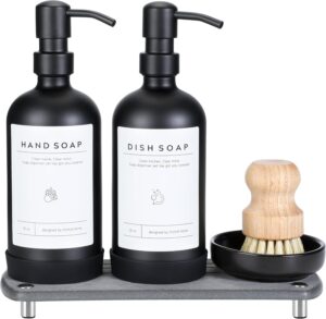 [Luxury] Kitchen Soap Dispenser Set...