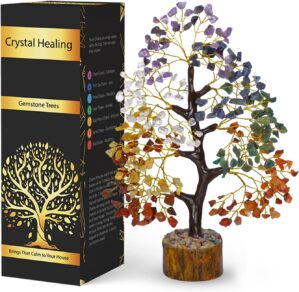 NARIBABU 7 Chakra Tree of Life, Cry...