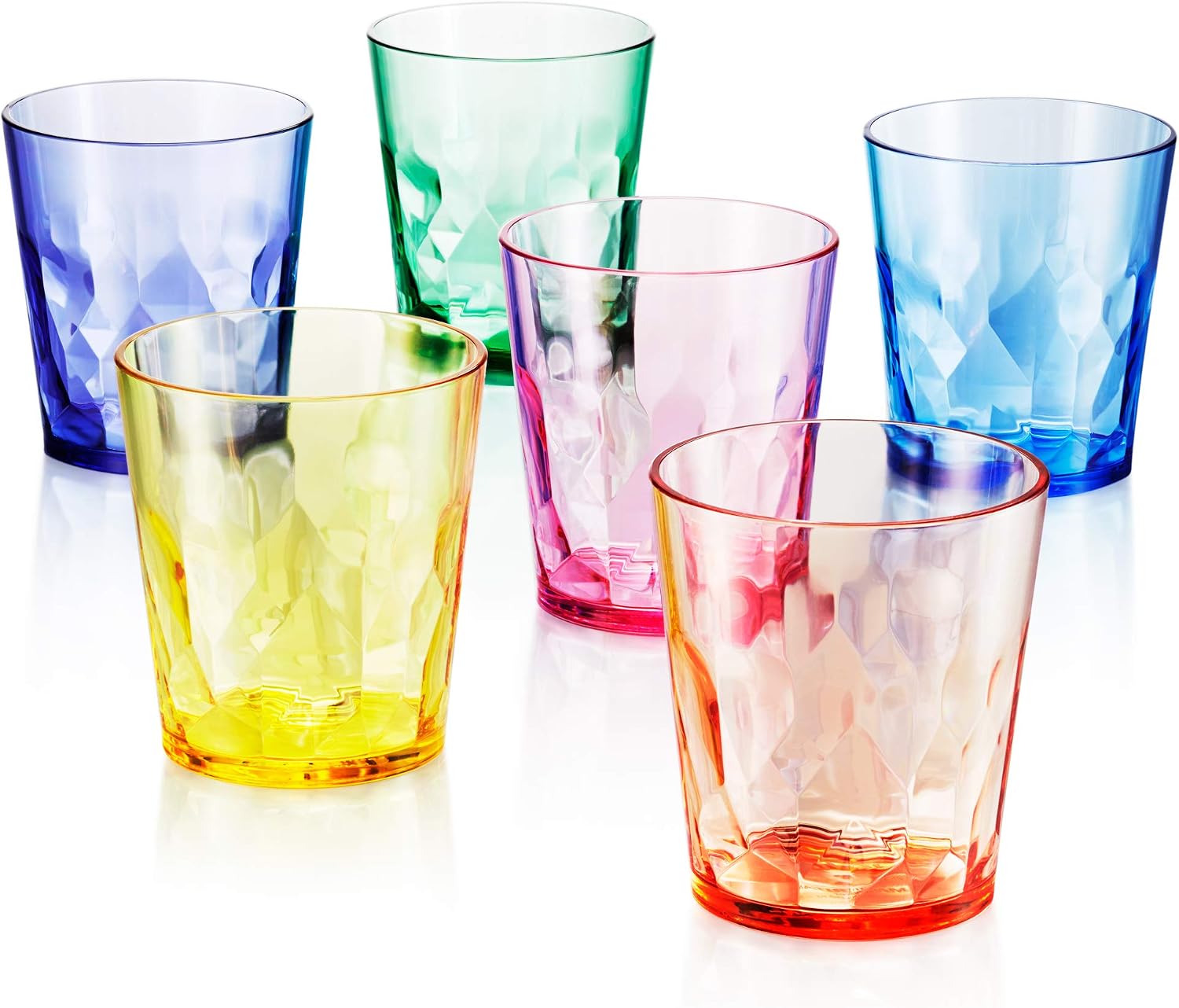 SCANDINOVIA - 13oz Unbreakable Premium Drinking Glasses Set of 6 - Made in Japan - Super Grade Acrylic Plastic - Perfect for Gifts - Dishwasher Safe - Cups Reusable Drinkware Tumblers Kids - Image 2
