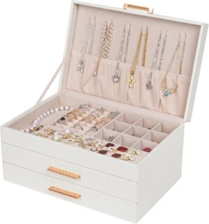Dajasan Jewelry Box Organizer, 3-Ti...