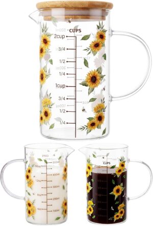 Zhehao Glass Measuring Cup 16oz/2cu...