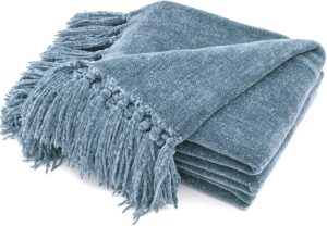 RECYCO Throw Blanket Soft Cozy Chen...