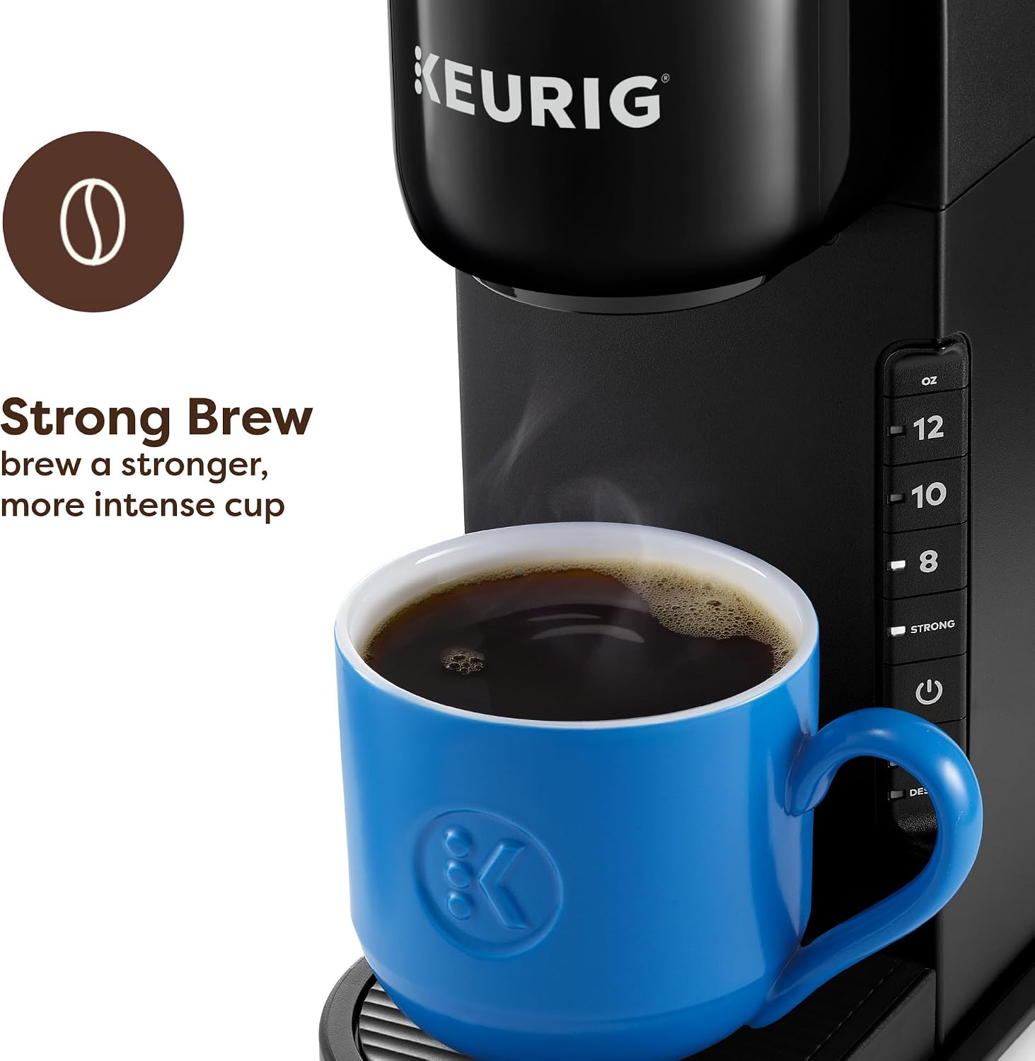 Keurig K-Express Single Serve K-Cup Pod Coffee Maker, 3 Brew Sizes, Strong Button Feature, 42oz Removable Reservoir, Black | 3 Brew Sizes, Strong Brew, 42 Oz Removable Reservoir, K-Cup Pod Compatible - Image 2
