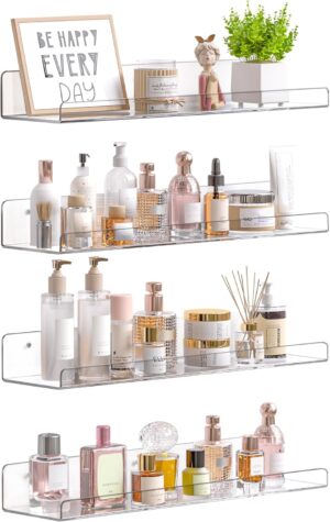 upsimples Acrylic Shelves for Bathr...