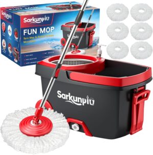 Mop and Bucket Set with Wringer, Sp...