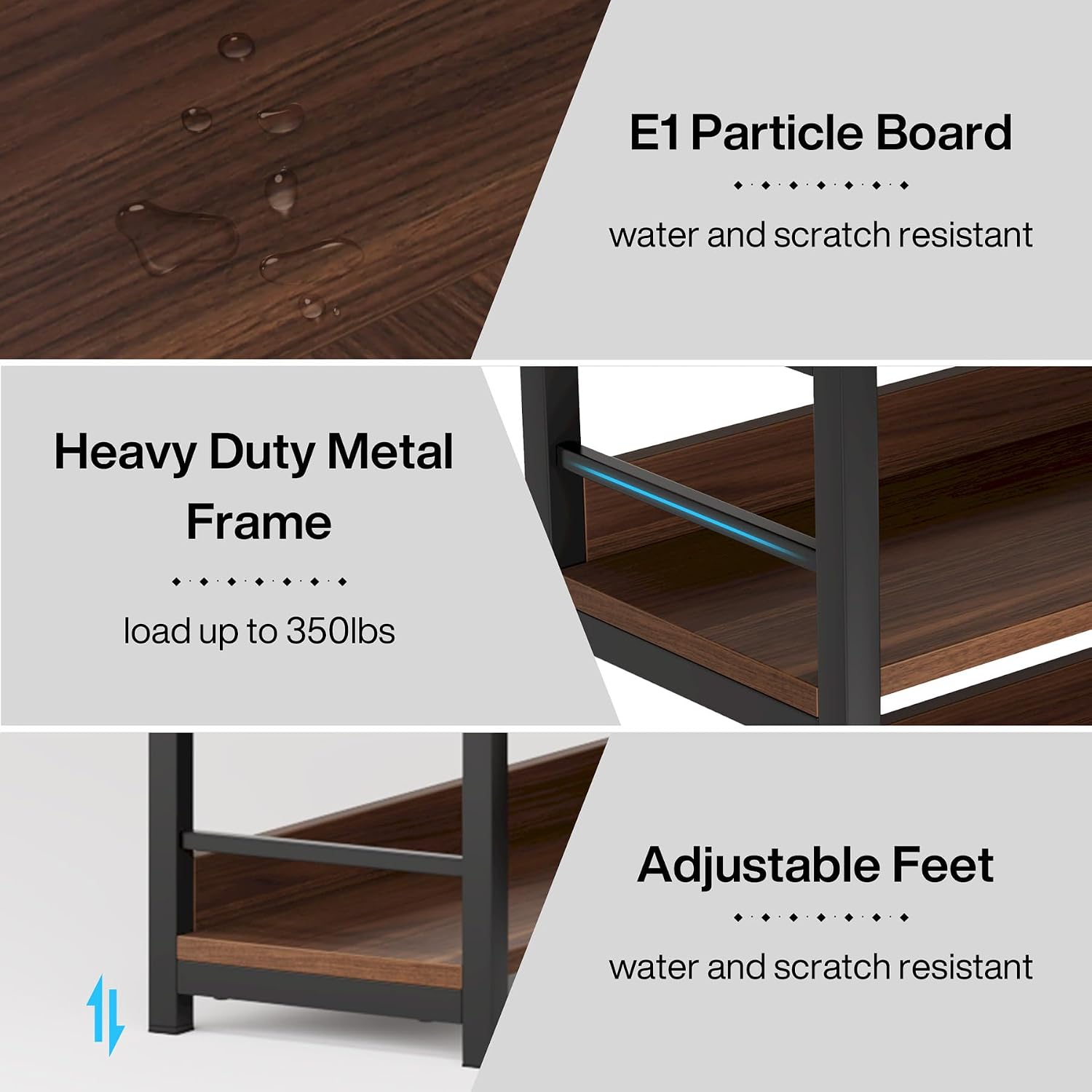 Tribesigns 9 Tiers Corner Shoe Rack, Tall Vertical Shoe Rack Organizer, Free Standing Large Shoe Storage Shelf for Entryway Hallway Closet, Space Saving, Rustic Brown - Image 6