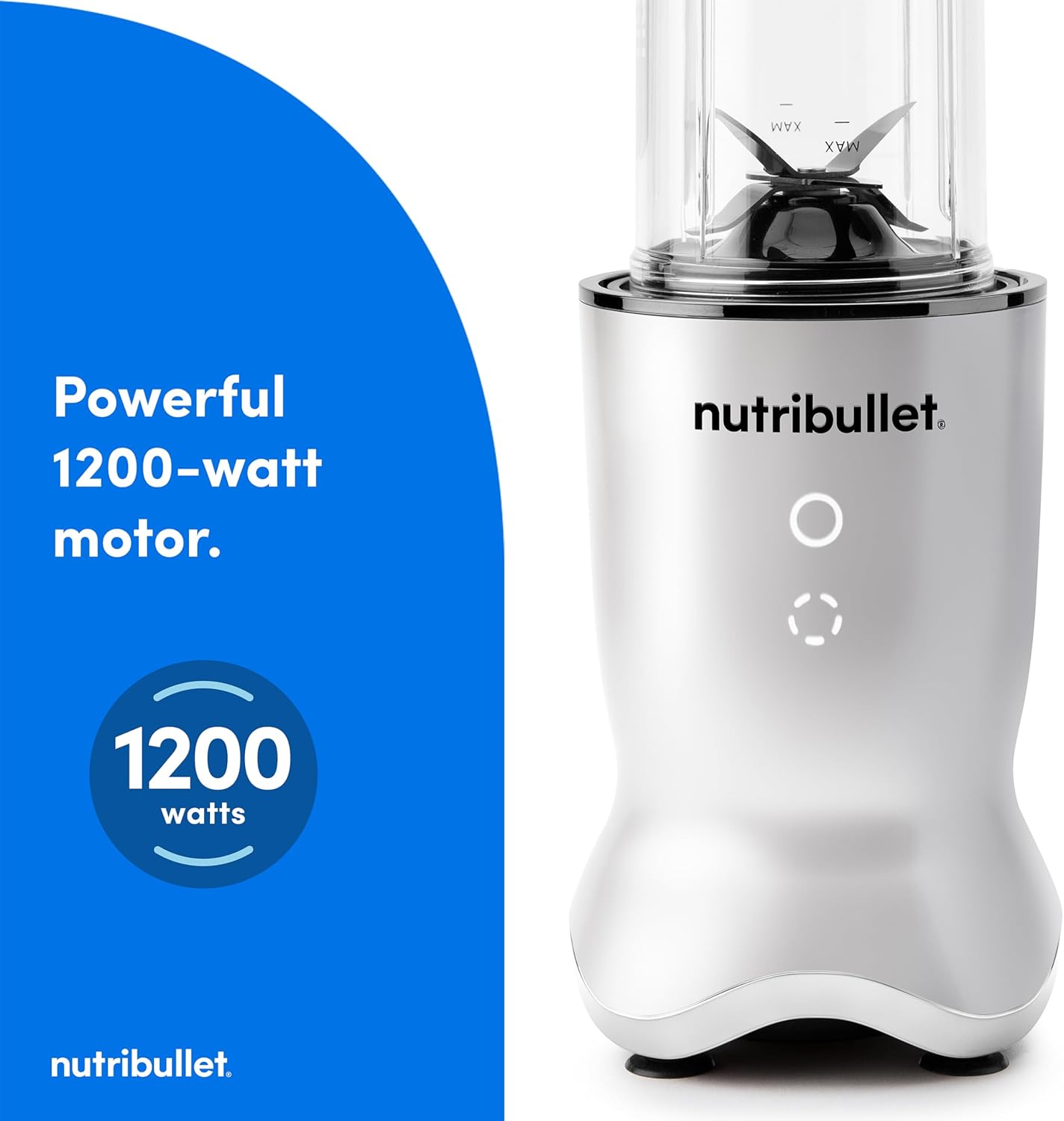 nutribullet® Ultra Personal Blender, 1200W, for Smoothies Shakes & Protein - Quietest Single-Serve Blender with Titanium Coated Blades, 3 BPA-Free Cups (32oz + 24oz), To-Go Lids, Dishwasher Safe - Image 4