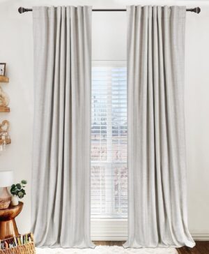 100% Blackout Shield Linen Blackout...