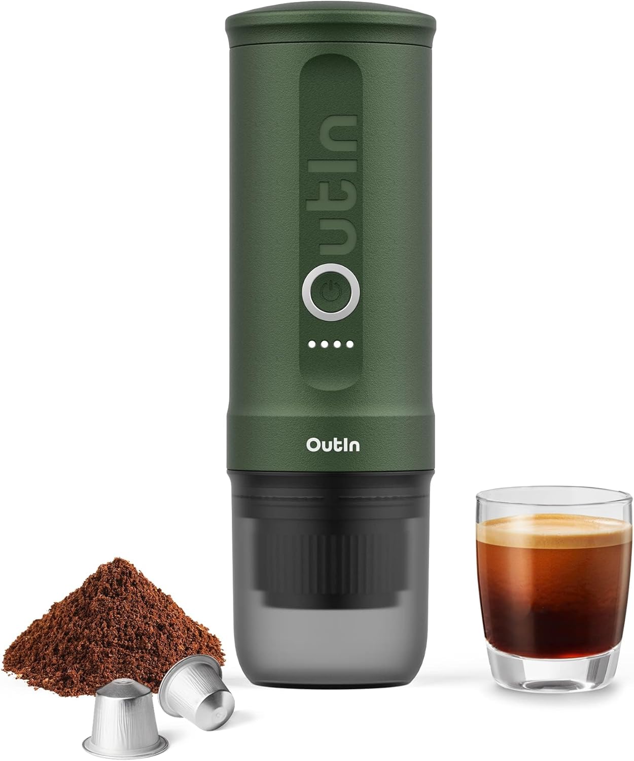 OutIn Nano Complete set Portable Espresso Machine with Double Shot Accessorries - Image 2