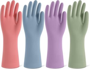 Rubber Cleaning Gloves for Dishwash...