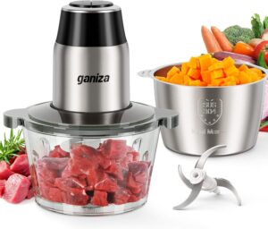 Ganiza Food Processors with 2 Bowls...