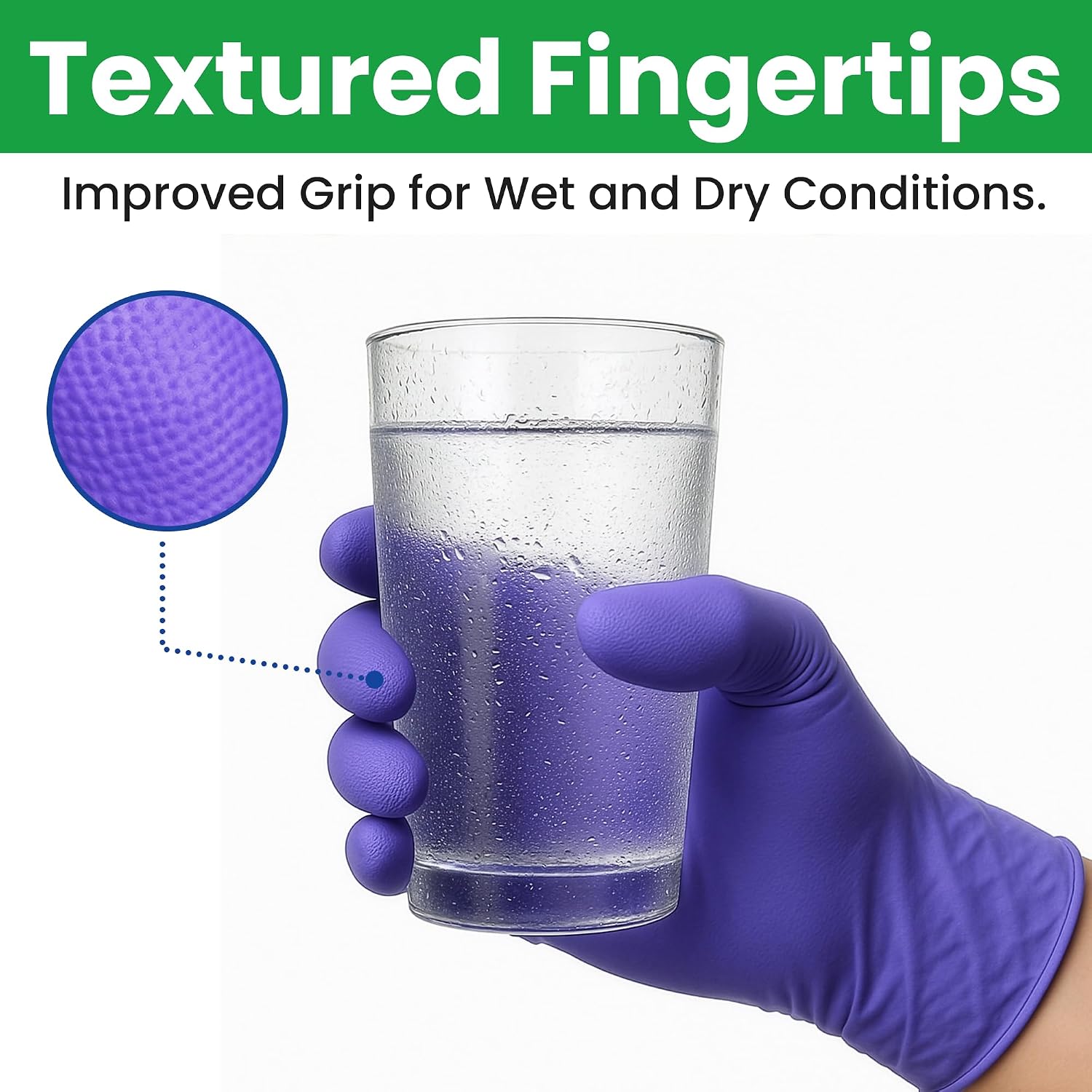 SAFEWAY USA 2000 pcs, 4 Mil Nitrile Disposable Gloves - Multi-Purpose Powder-Free and Non-Latex Textured Fingertips - Image 4