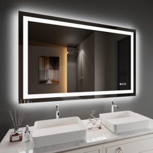 Amorho LED Bathroom Mirror 48”...