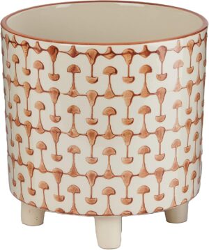 Creative Co-Op Footed Stoneware Pla...