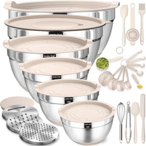 Mixing Bowls with Airtight Lids Set...