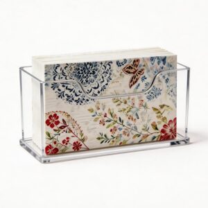 Acrylic Napkin Holder Clear -4mm Th...