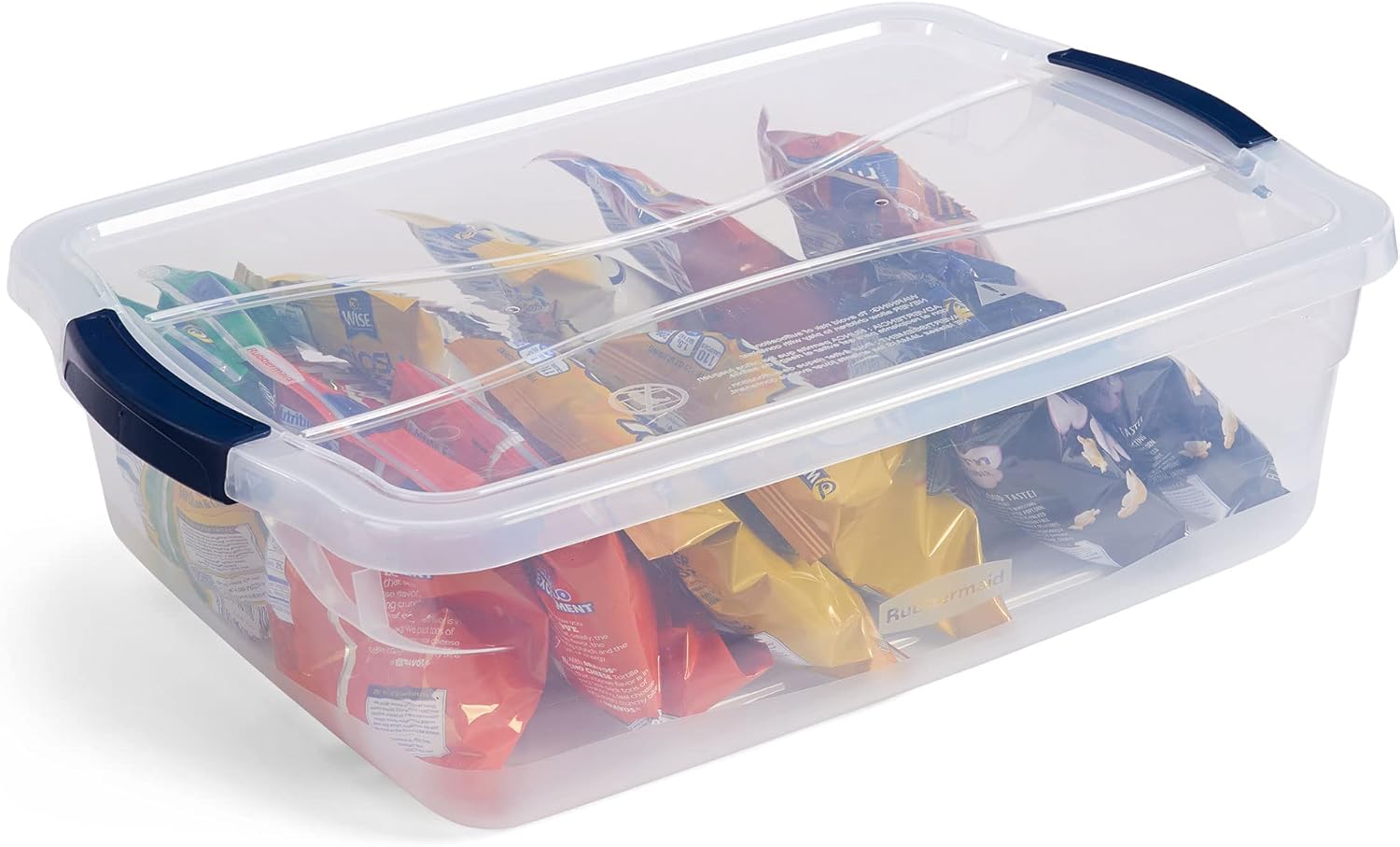 Rubbermaid Cleverstore 17 Qt Clear Storage Bins with Lids, 6-Pack, Stackable, BPA-Free, Made in USA - Image 8