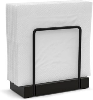 Wican Napkin Holder for Table, Bamb...