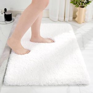 Disolla White Bathroom Rug 20×...