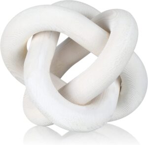 Yalikop 3 Link Wood Knot Decor Rust...