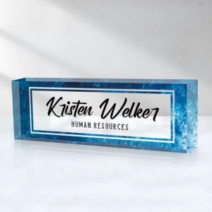Custom Name Plate for Desk, Desk Na...