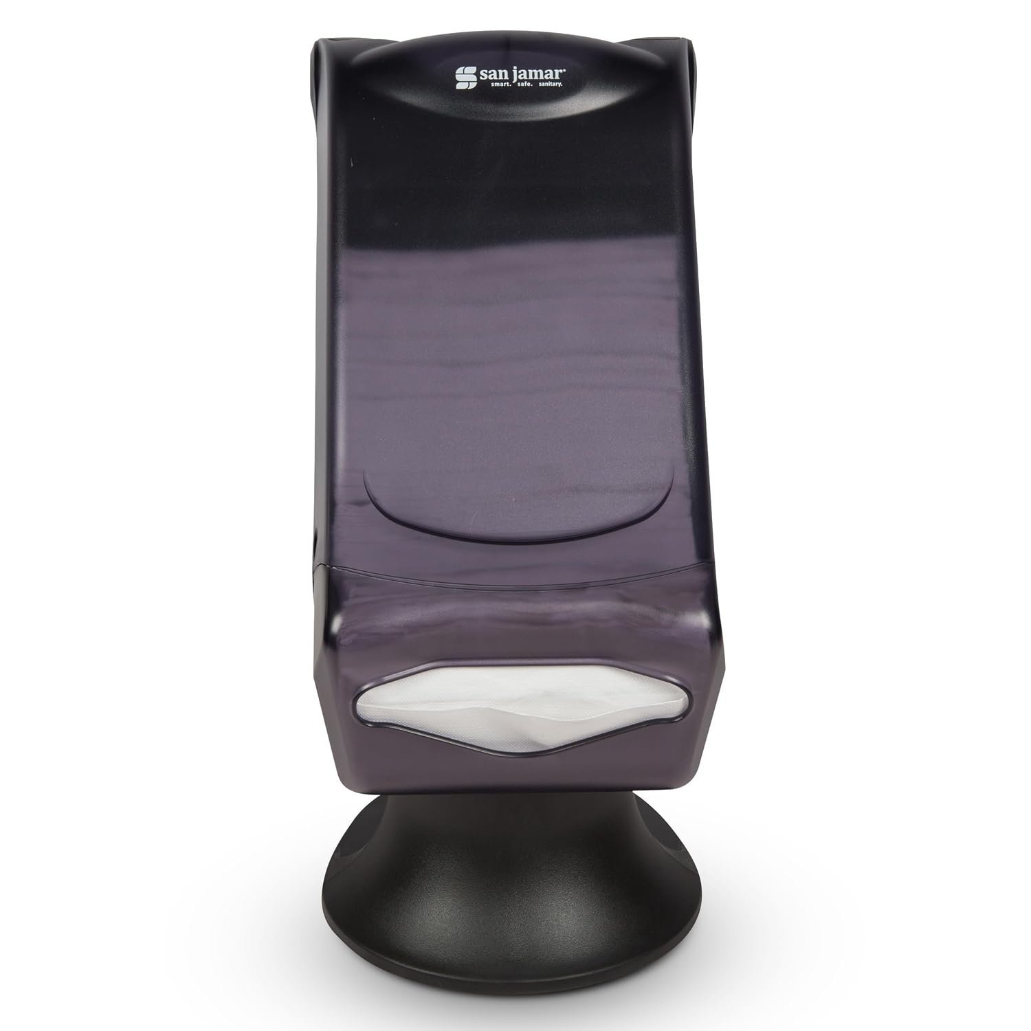 San Jamar Venue Napkin Dispenser – Restaurant Napkin Dispenser Fullfold Control Stand, 450 Capacity, 9D x 21.5W x 8.5H for Kitchens, Catering Service, ABS, Black Pearl - Image 2