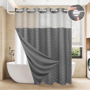 FADOTY No Hook Shower Curtain and S...