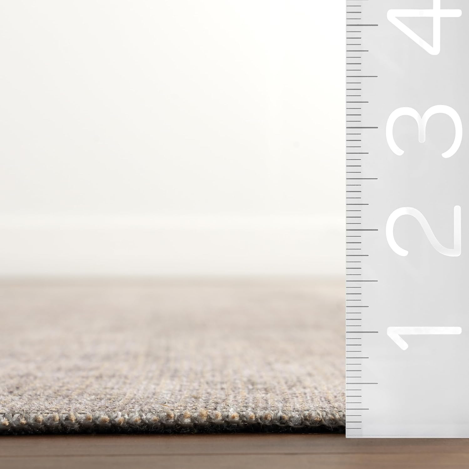 Nuloom Hillstone Collection Delphi Dark Beige/Taupe, 10' x 13', Vintage Medallion, Soft and Cozy, High Traffic, Stain Resistant, Easy Clean, Durable Area Rug for Bedroom, Living Room, Dining, Foyer - Image 2