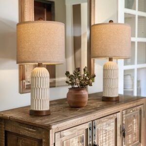 OYEARS 22.5″ Bedside Table La...