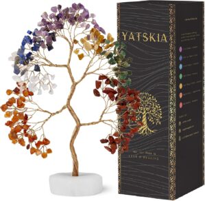 YATSKIA 7 Chakra Tree of Life Cryst...