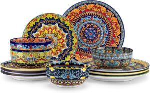 vancasso Plates and Bowls Sets,12-P...