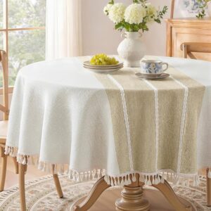 Softalker Outdoor Linen Tablecloth ...