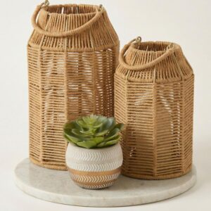 Natural Jute Boho Lanterns – ...