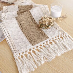 FEXIA Boho Table Runner for Home De...
