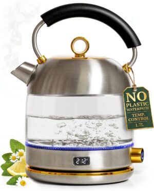 Stainless Steel Electric Kettle wit...