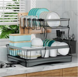 7 code Large Dish Drying Rack for K...