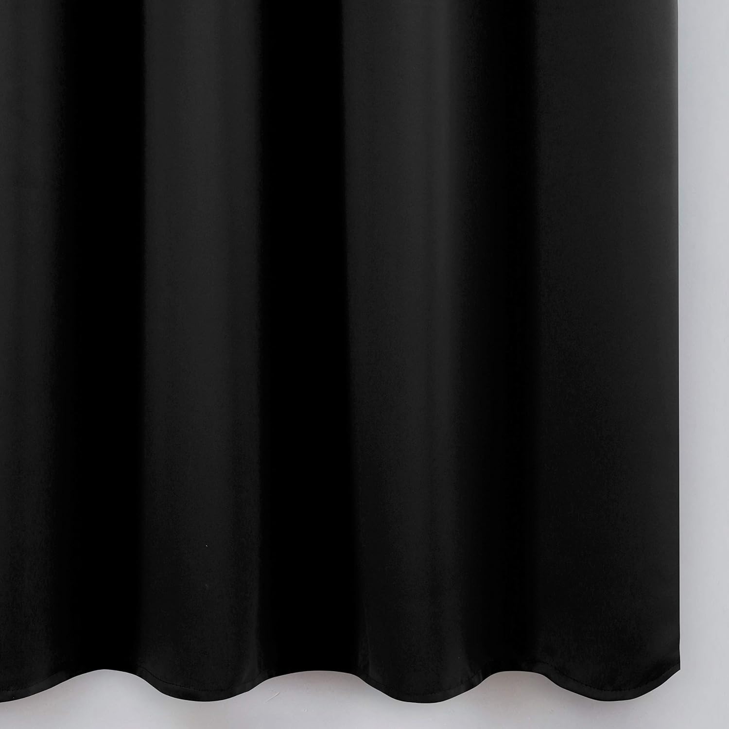 LEMOMO Blackout Curtains 52 x 84 inches Long Black Curtains Set of 2 Panels Thermal Insulated Room Darkening Curtains for Bedroom - Image 7