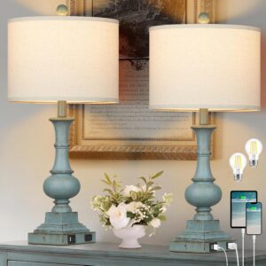 Farmhouse Table Lamps Set of 2, 26&...