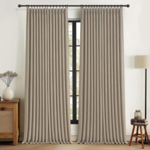 Pinch Pleated Drapes Linen Room Dar...