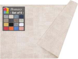 Homaxy Faux Leather Heat Resistant ...