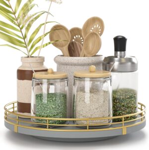 9″ Wooden Lazy Susan Turntabl...