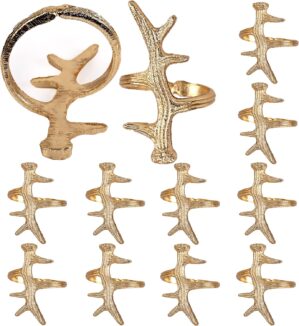 12 Pcs Napkin Rings Set – Far...