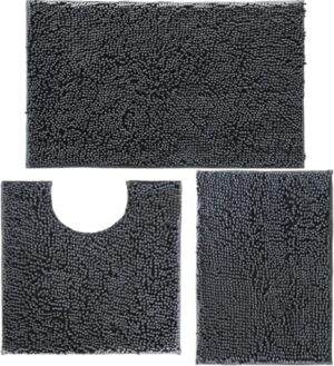 Bathroom Rugs Set Non Slip 3 Piece ...